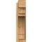 Ekena Millwork Merced Block Rough Sawn Outlooker, Western Red Cedar, 6"W x 20"D x 24"H OUT06X20X24MRC05RWR - alternate 2